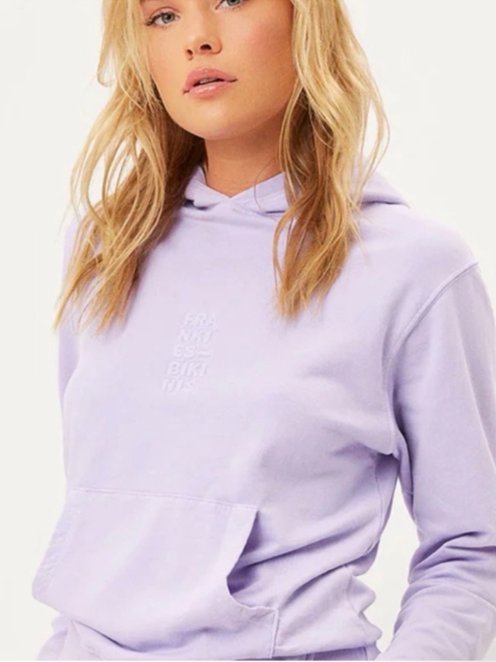 Frankies Bikinis Aiden Hoodie in Lilac Size M
